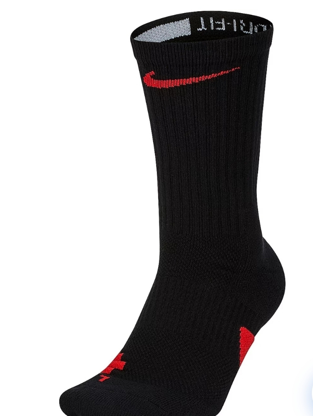 Nike Elite Basketball Athletic Crew Socks- Black